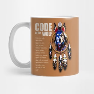 Code of the Wolf Mug